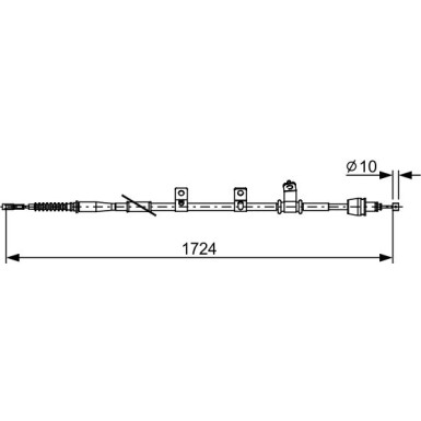 BOSCH | Seilzug, Feststellbremse | 1 987 482 619 BOSCH | Seilzug, Feststellbremse | 1 987 482 619