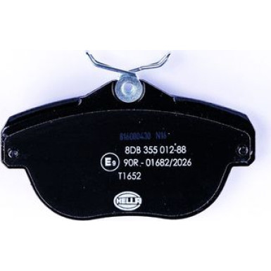 Hella Pagid | Bremsbelagsatz, Scheibenbremse | 8DB 355 012-881