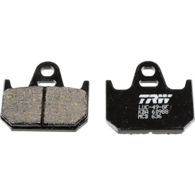 MCB636 Bremsbelagsatz, Scheibenbremse Organic Allround