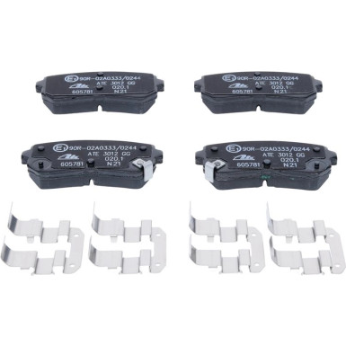 13.0460-5781.2 Bremsbelagsatz, Scheibenbremse