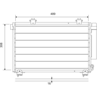 814307 Kondensator, Klimaanlage 814307 Kondensator, Klimaanlage