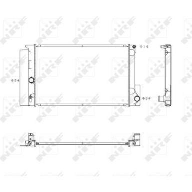53763 Kühler, Motorkühlung 53763 Kühler, Motorkühlung