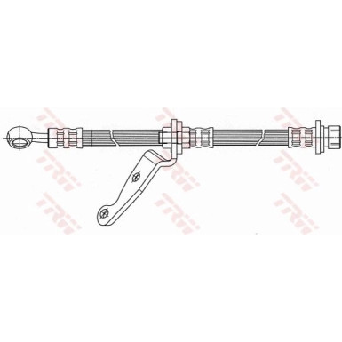 TRW | Bremsschlauch | PHD508
