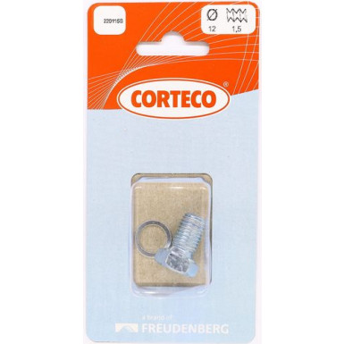 Corteco | Verschlussschraube, Ölwanne | 220115S