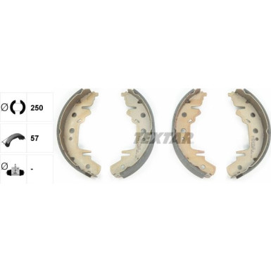 91056000 Bremsbackensatz 91056000 Bremsbackensatz