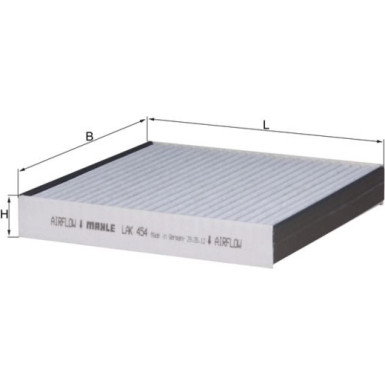 LAK 454 Filter, Innenraumluft LAK 454 Filter, Innenraumluft