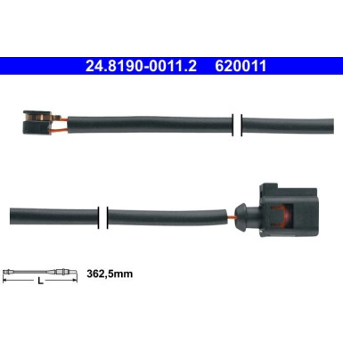 24.8190-0011.2 Warnkontakt, Bremsbelagverschleiß