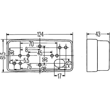 2PS 004 361-001 Seitenmarkierungsleuchte