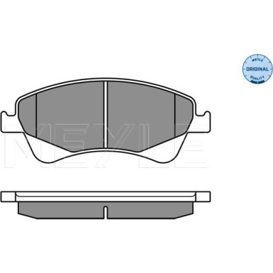 Meyle Bremsbelagsatz, Scheibenbremse MEYLE-ORIGINAL: True to OE 025 242 0419/W