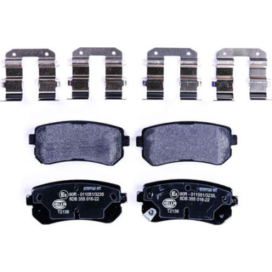 8DB 355 016-221 Bremsbelagsatz, Scheibenbremse