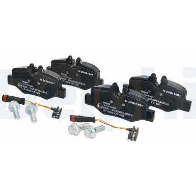 LP1939 Bremsbelagsatz, Scheibenbremse