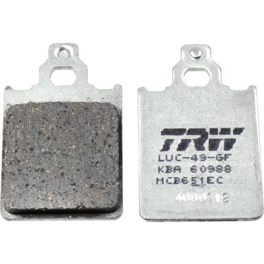 TRW | Bremsbelagsatz, Scheibenbremse | MCB651EC