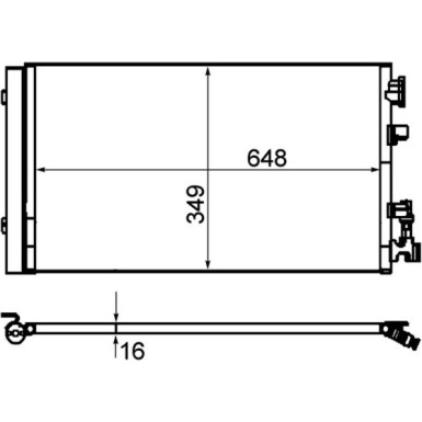 Mahle | Kondensator, Klimaanlage | AC 630 000P