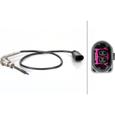 Hella | Sensor, Abgastemperatur | 6PT 014 494-861