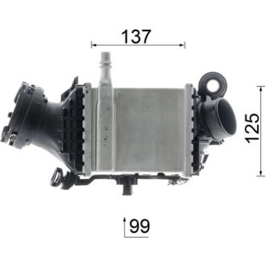 Mahle | Ladeluftkühler | CI 659 000P