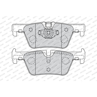 FDB4670 Bremsbelagsatz, Scheibenbremse FUSE+ Technology