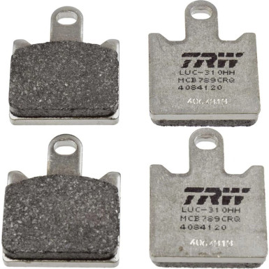 TRW | Bremsbelagsatz, Scheibenbremse | MCB789CRQ