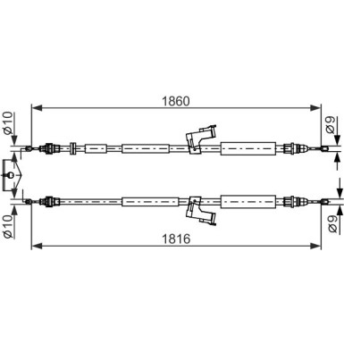 1 987 482 671 Seilzug, Feststellbremse