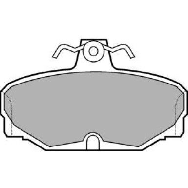 Delphi Bremsbelagsatz, Scheibenbremse LP507
