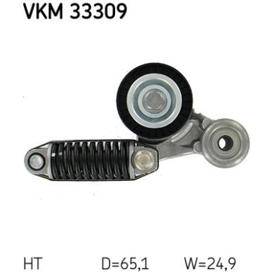 SKF | Spannrolle, Keilrippenriemen | VKM 33309