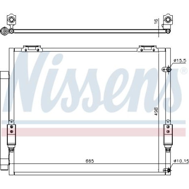 Nissens | Kondensator, Klimaanlage | 941151 Nissens | Kondensator, Klimaanlage | 941151