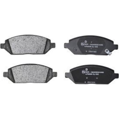 Delphi Bremsbelagsatz, Scheibenbremse LP3236