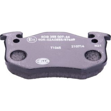 Hella | Bremsbelagsatz, Scheibenbremse | 8DB 355 007-661