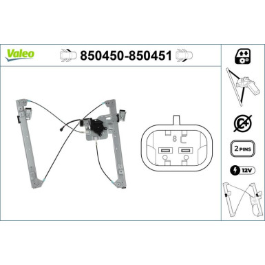 Valeo | Fensterheber | 850450