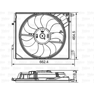 696881 Lüfter, Motorkühlung 696881 Lüfter, Motorkühlung