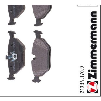 Zimmermann Bremsbelagsatz, Scheibenbremse pb:z 21934.170.9