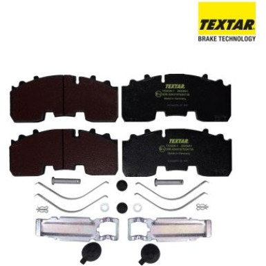 Textar | Bremsbelagsatz, Scheibenbremse | 2930601 Textar | Bremsbelagsatz, Scheibenbremse | 2930601