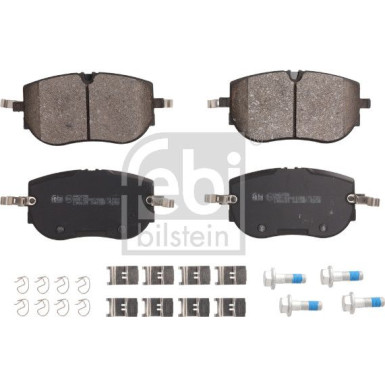 febi bilstein | Bremsbelagsatz, Scheibenbremse | 196639