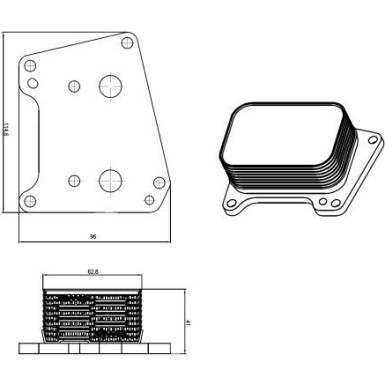 31824 Ölkühler, Motoröl
