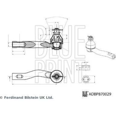 Blue Print | Spurstangenkopf | ADBP870029