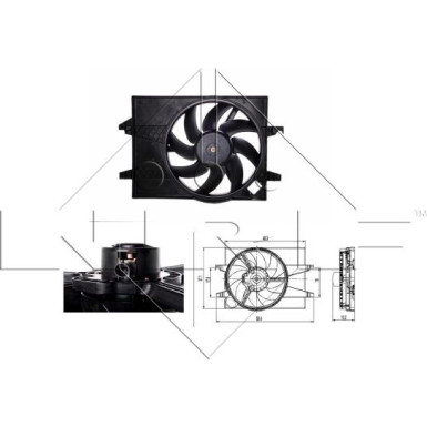47007 Lüfter, Motorkühlung