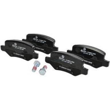 Delphi Bremsbelagsatz, Scheibenbremse LP1741 Delphi Bremsbelagsatz, Scheibenbremse LP1741