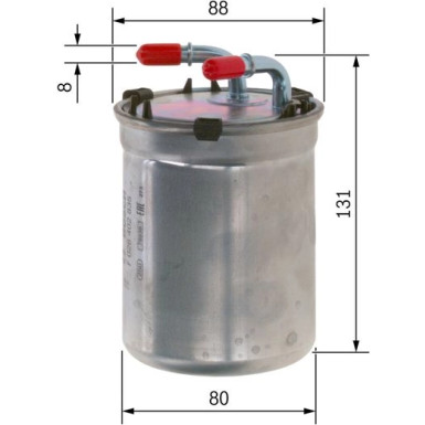 F 026 402 835 Kraftstofffilter