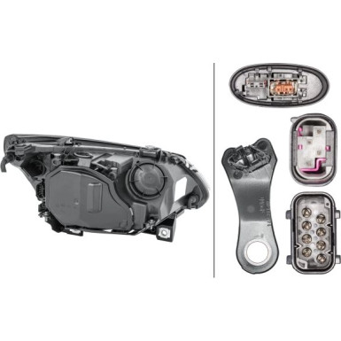 Hella 2 x HELLA Hauptscheinwerfer 1LL 163 081-001