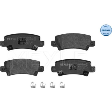 Meyle Bremsbelagsatz, Scheibenbremse MEYLE-ORIGINAL: True to OE 025 238 1616/W