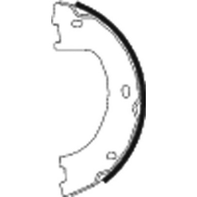 91069000 Bremsbackensatz, Feststellbremse