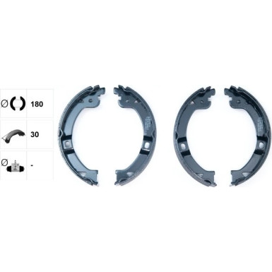 91069600 Bremsbackensatz, Feststellbremse