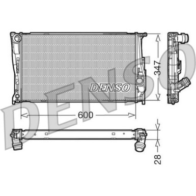 Denso | Kühler, Motorkühlung | DRM02032