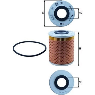 Knecht | Ölfilter | OX 15D