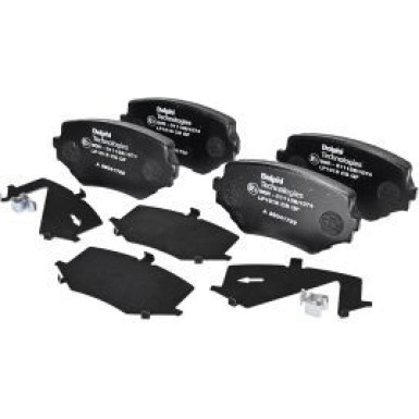 Delphi Bremsbelagsatz, Scheibenbremse LP1015