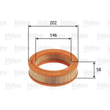 Valeo | Luftfilter | 585644