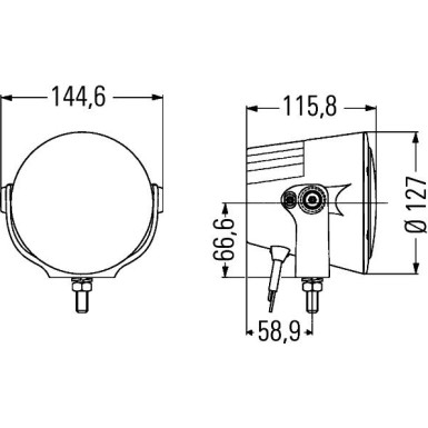 Hella | Fernscheinwerfer | 1F0 012 206-001