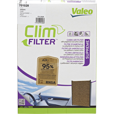 701028 Filter, Innenraumluft VALEO PROTECT MAX