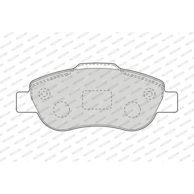 Ferodo Bremsbelagsatz, Scheibenbremse PREMIER ECO FRICTION FDB1652