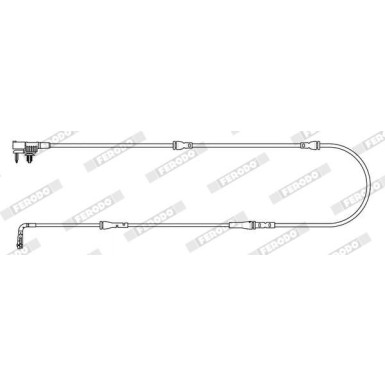 Ferodo | Warnkontakt, Bremsbelagverschleiß | FWI468 Ferodo | Warnkontakt, Bremsbelagverschleiß | FWI468