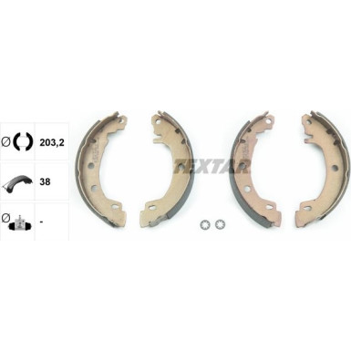 91049500 Bremsbackensatz